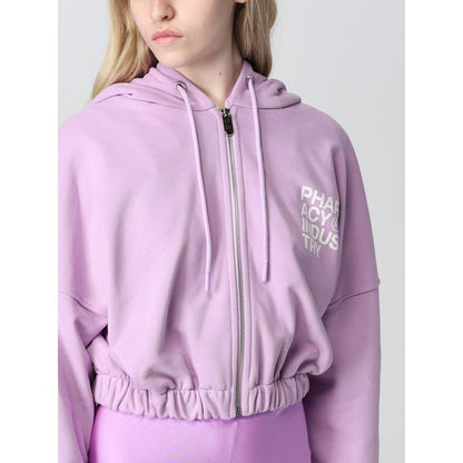 Pull en coton violet