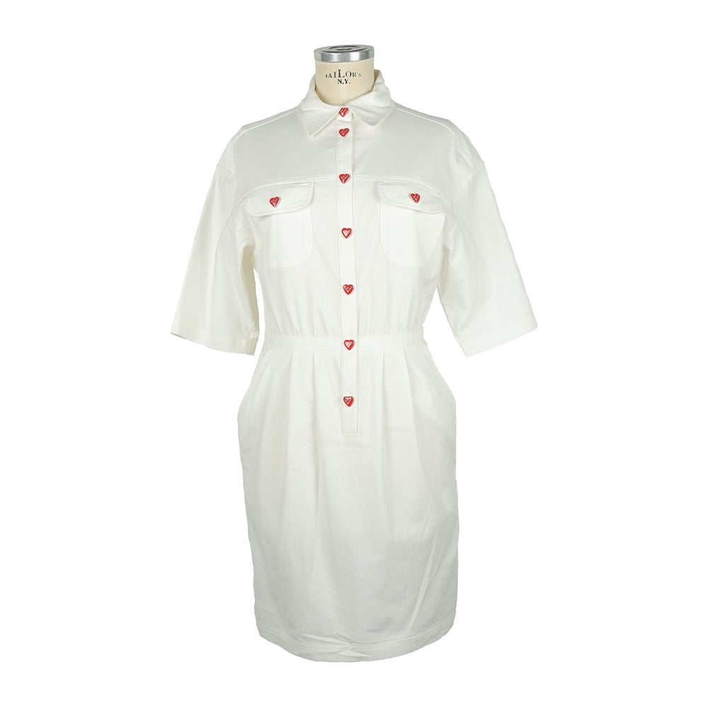 White Cotton Women Dress