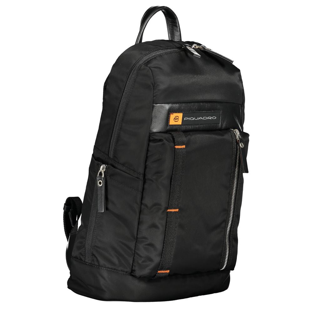 Black Nylon Backpack