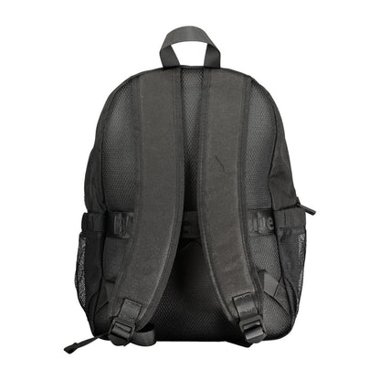 Black Polyester Backpack