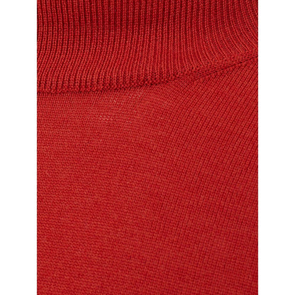 Elegant Wool Rich Red Sweater