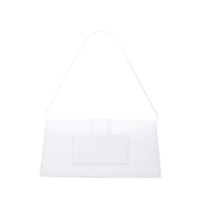 Elegant White Leather Handbag