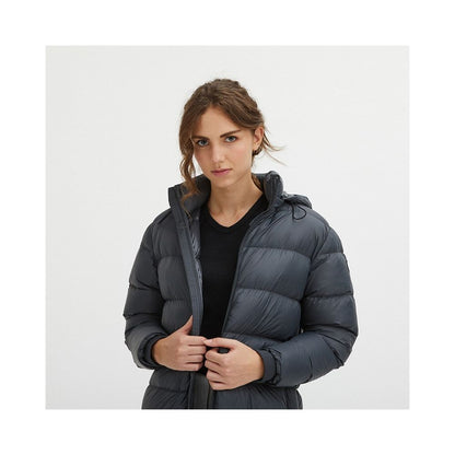 Gray Nylon Women Jacket