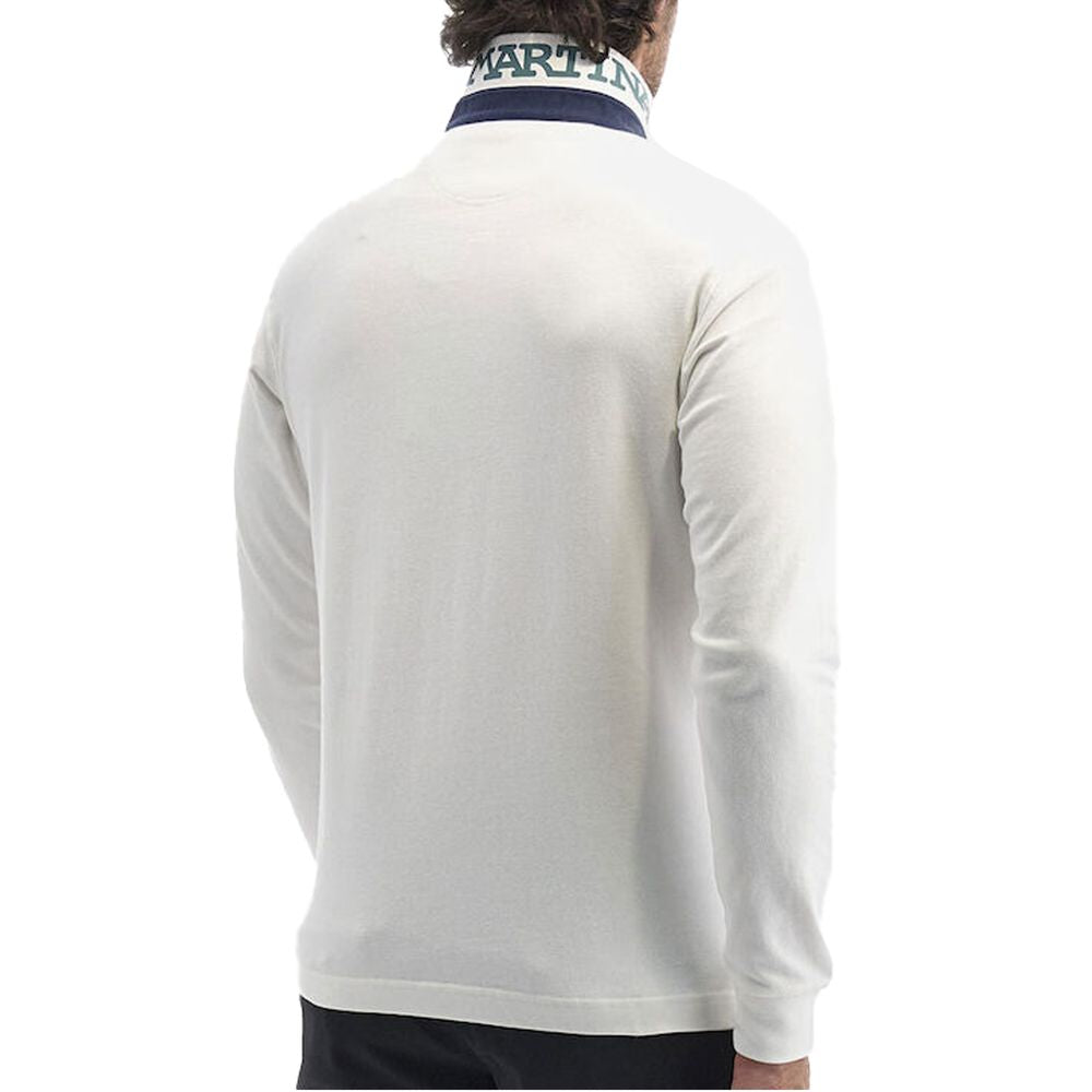 White Cotton Polo Shirt