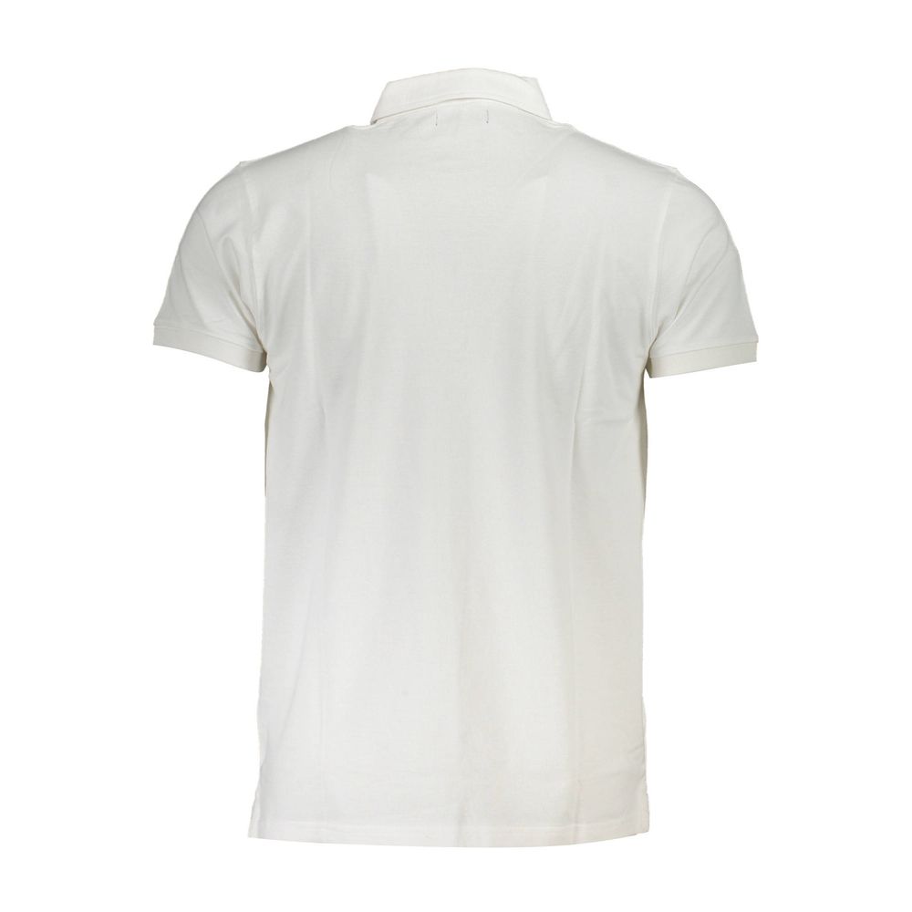 White Cotton Polo Shirt