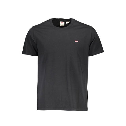 Black Cotton T-Shirt