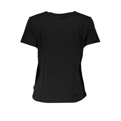 Black Cotton Tops & T-Shirt