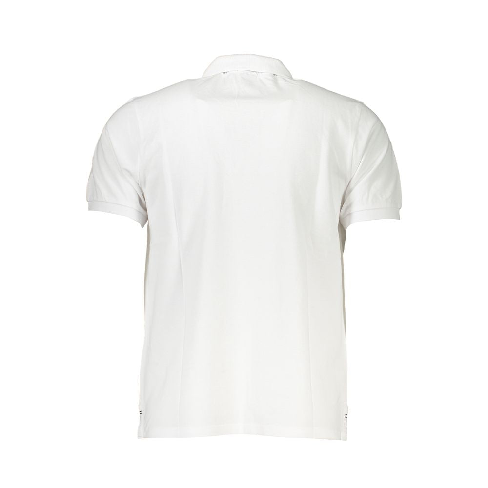 White Cotton Polo Shirt