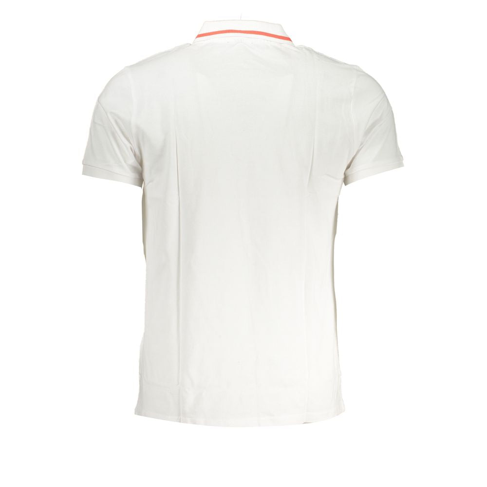 White Cotton Polo Shirt