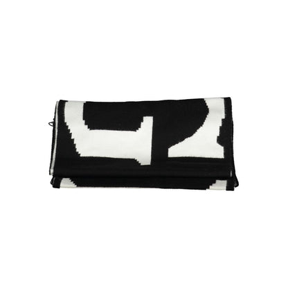 Black Cotton Scarf