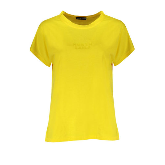 Yellow Cotton Tops & T-Shirt