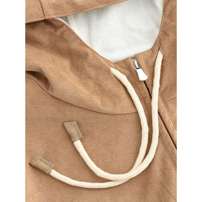 Gran Sasso Cotton Beige Chic Jacket