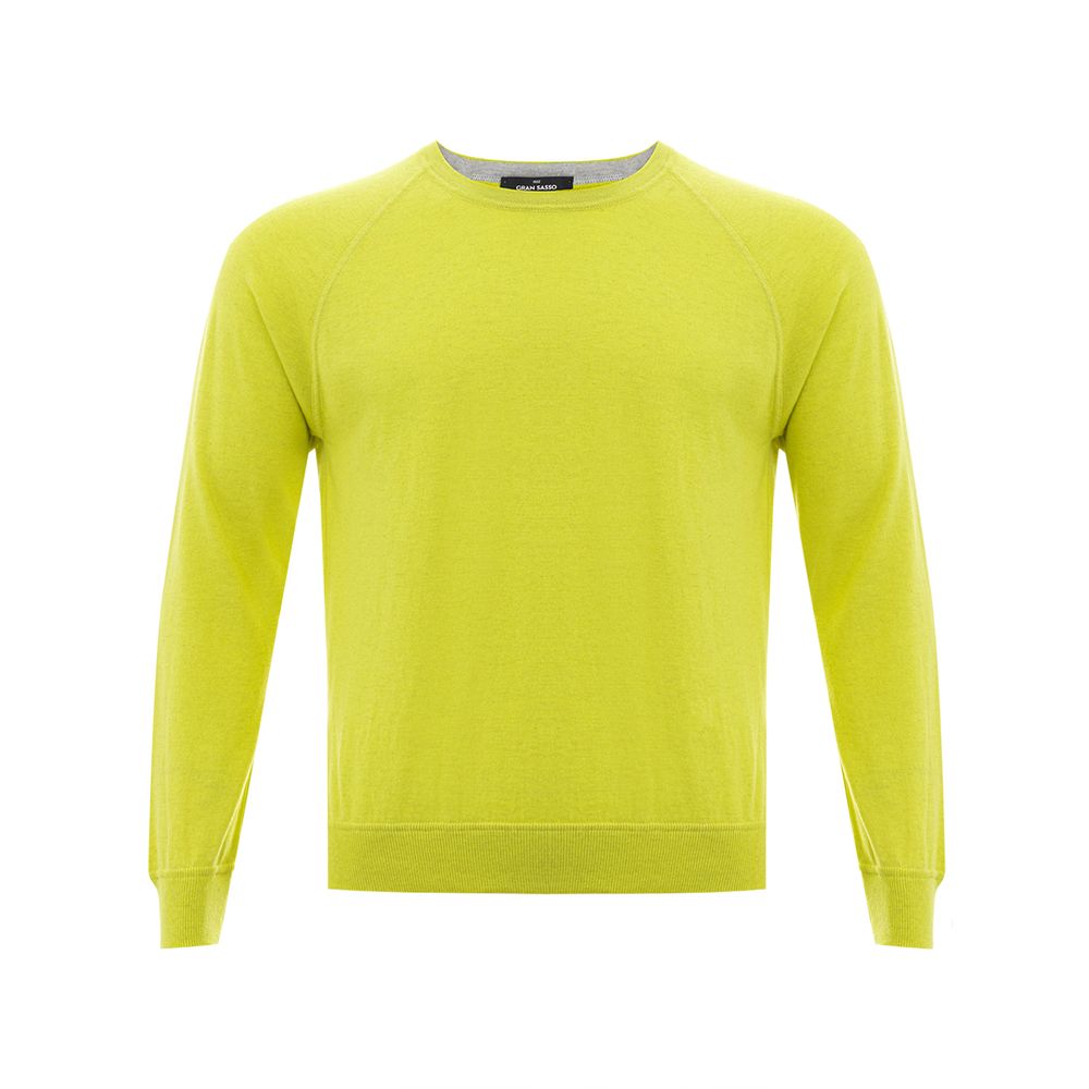 Sunny Yellow Italian Cotton Sweater