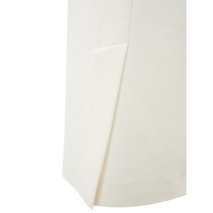 White Viscose Skirt