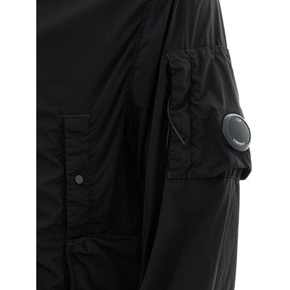 Sleek Polyamide Black Jacket for Men