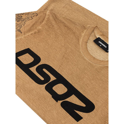 Beige Cotton T-Shirt