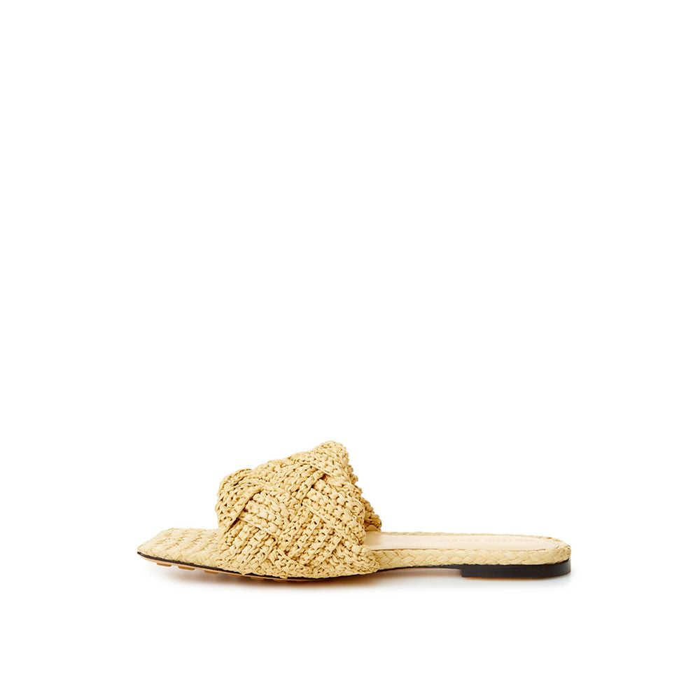 Beige Raffia Elegance Sandals