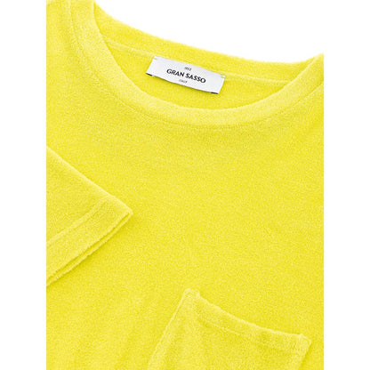 Sunshine Yellow Cotton Tee for Men