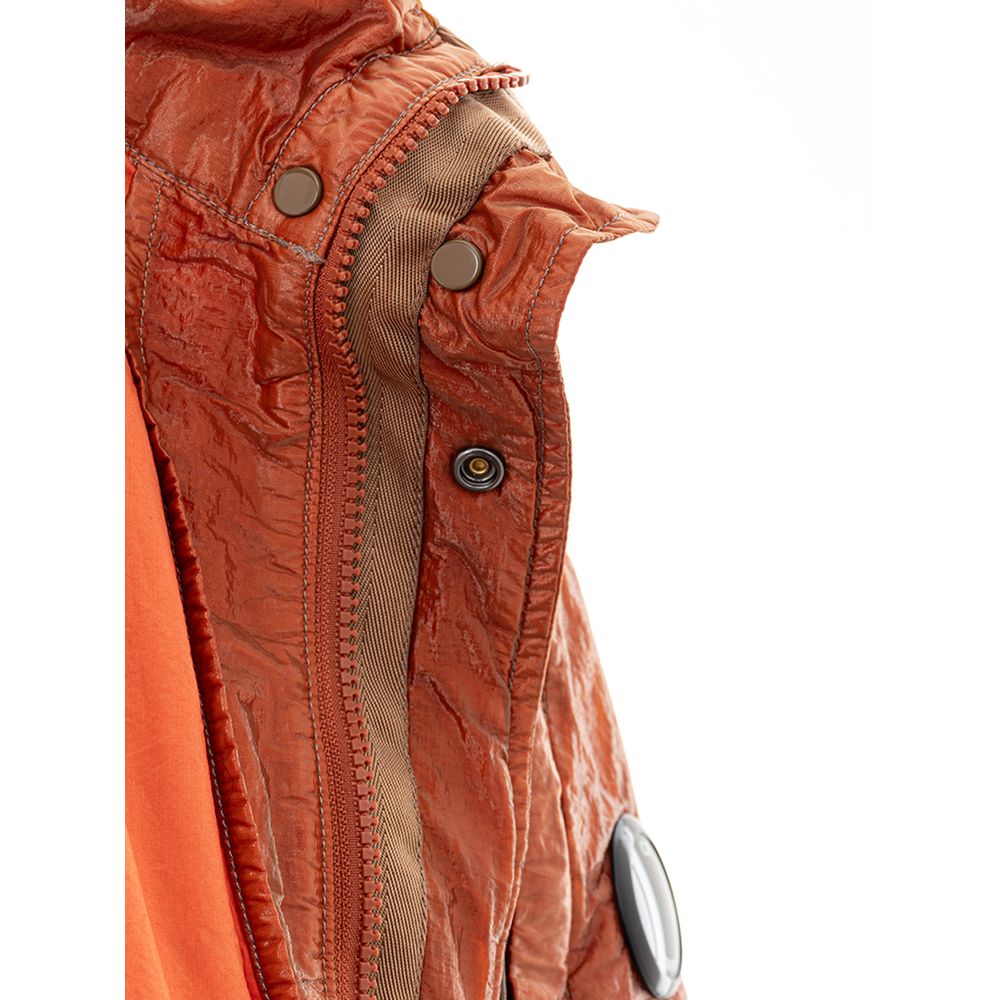 Orange Polyamide High-Performance Jacket