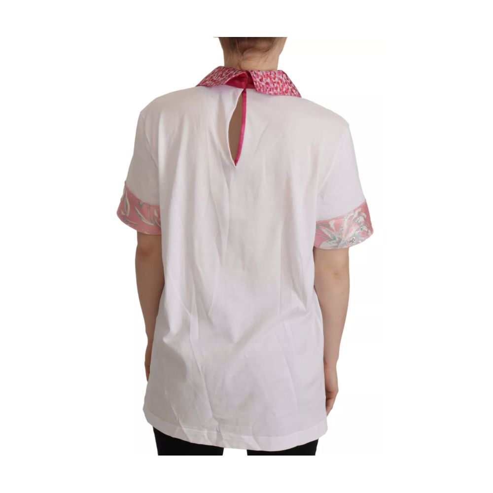 White Cotton Polo Shirt