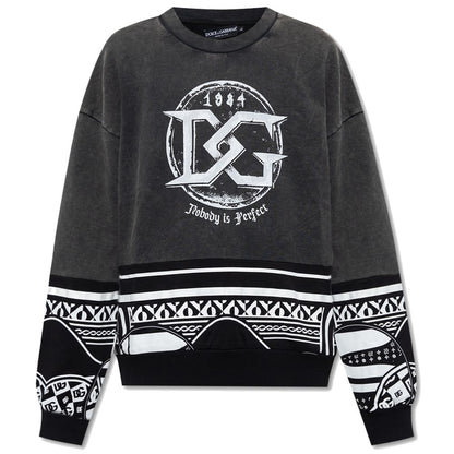 Black Cotton Sweater