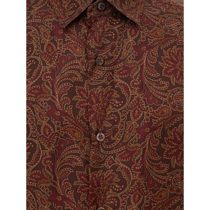 Brown Silk Shirt