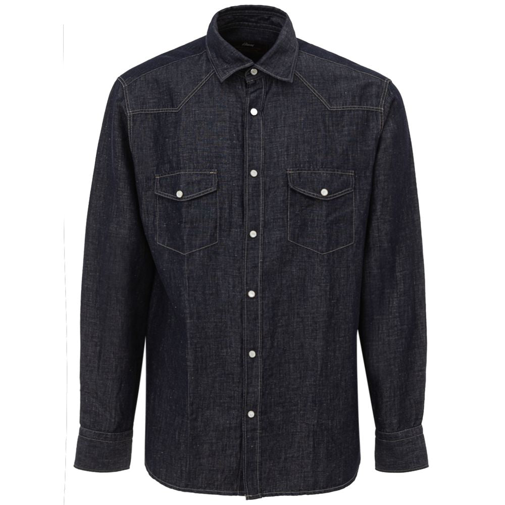 Blue Cotton Shirt