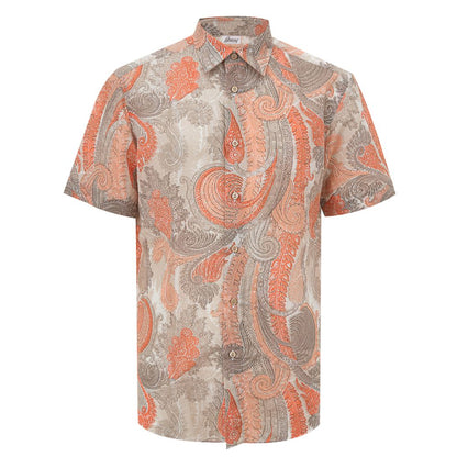 Orange Cotton Shirt