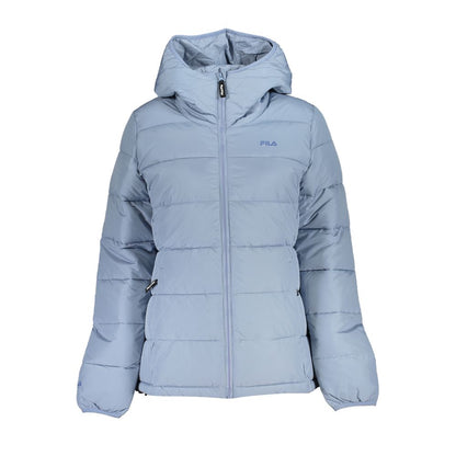 Light Blue Polyester Jackets & Coat