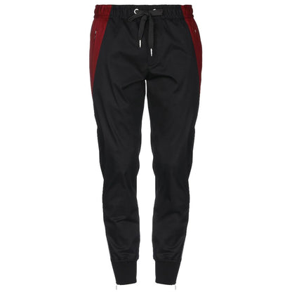 Black Cotton Jeans & Pant