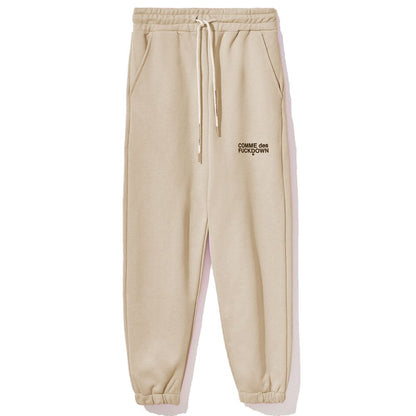 Beige Cotton Jeans & Pant