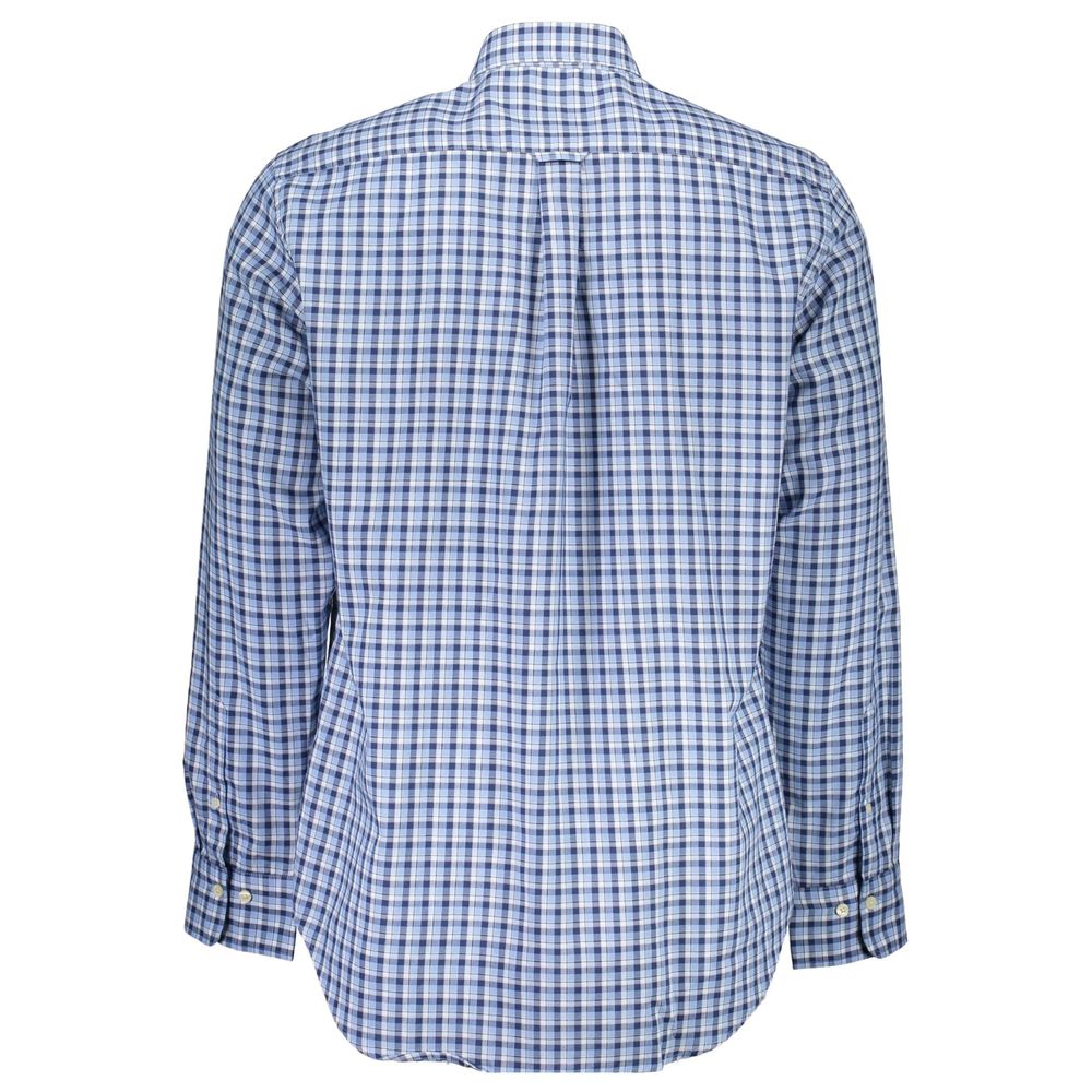 Light Blue Cotton Men Shirt