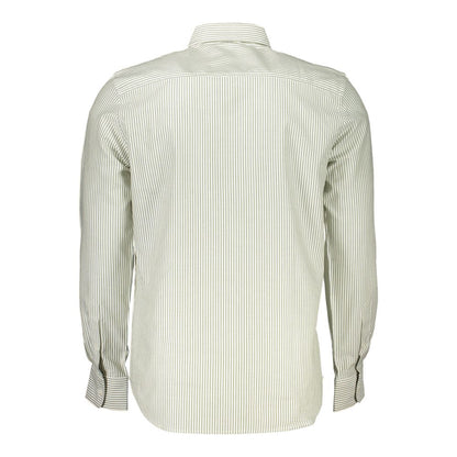 White Cotton Men Shirt