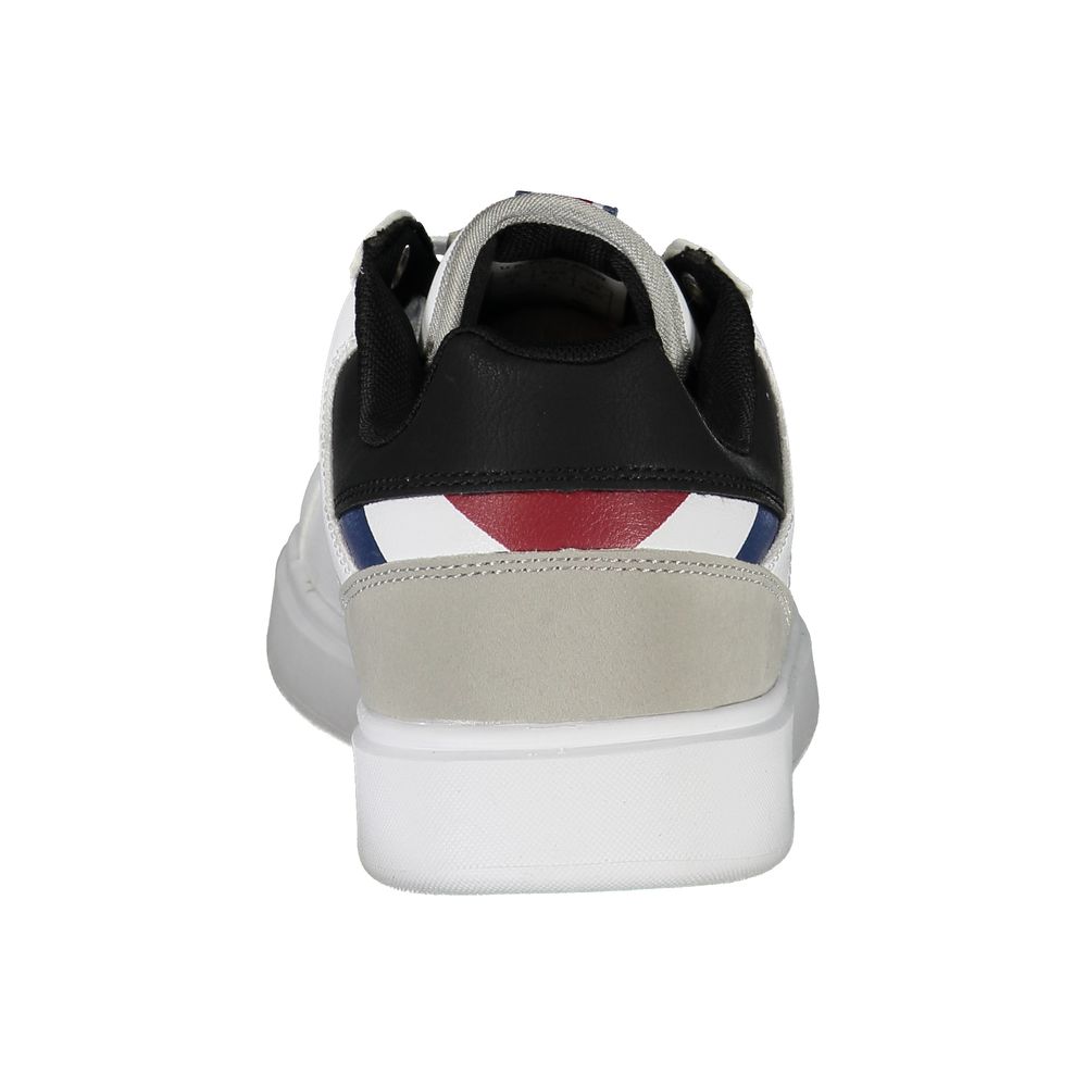 White Polyethylene Men Sneaker