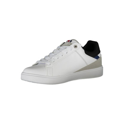 White Polyethylene Men Sneaker