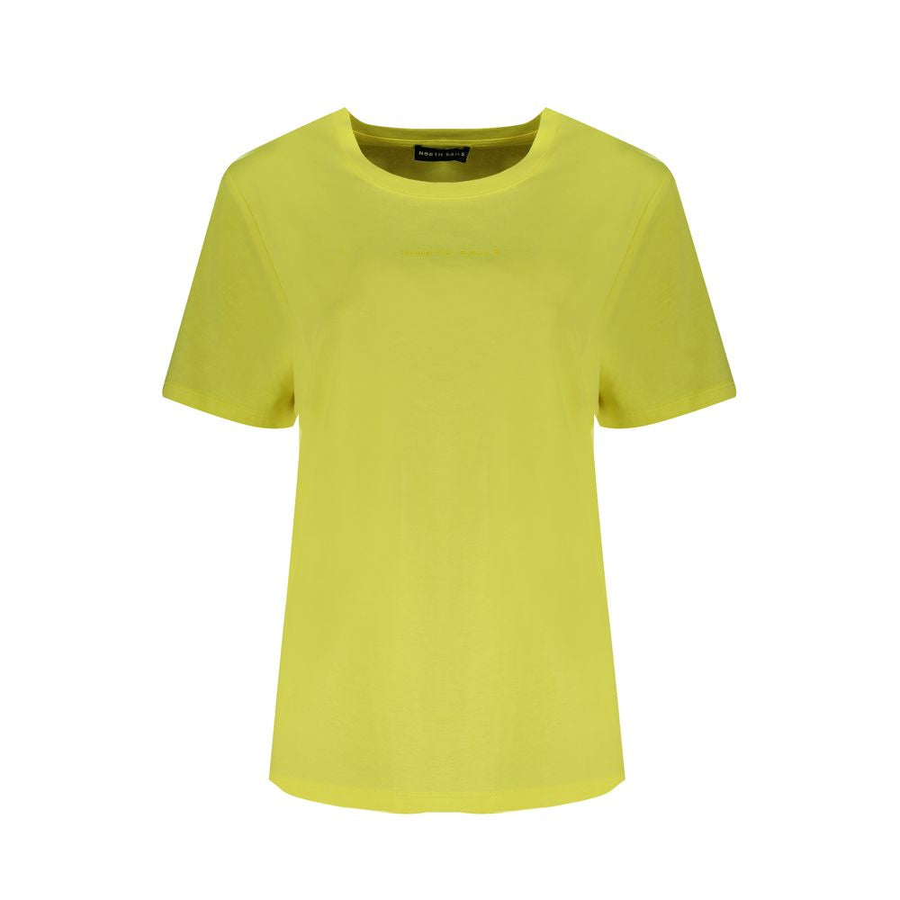 Yellow Cotton Tops & T-Shirt