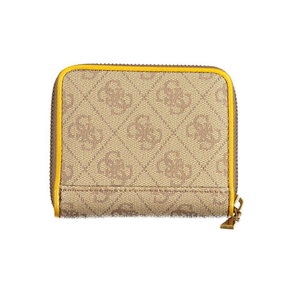 Yellow Polyethylene Women Wallet