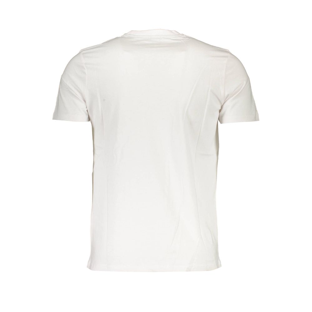 White Cotton Men T-Shirt