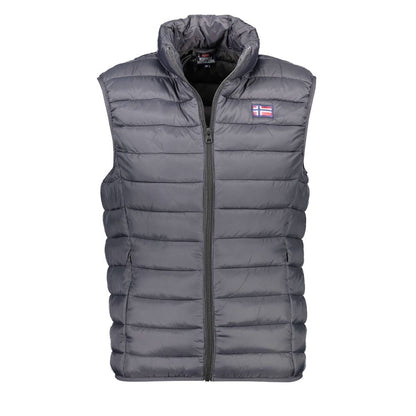 Sleeveless Black Polyamide Jacket