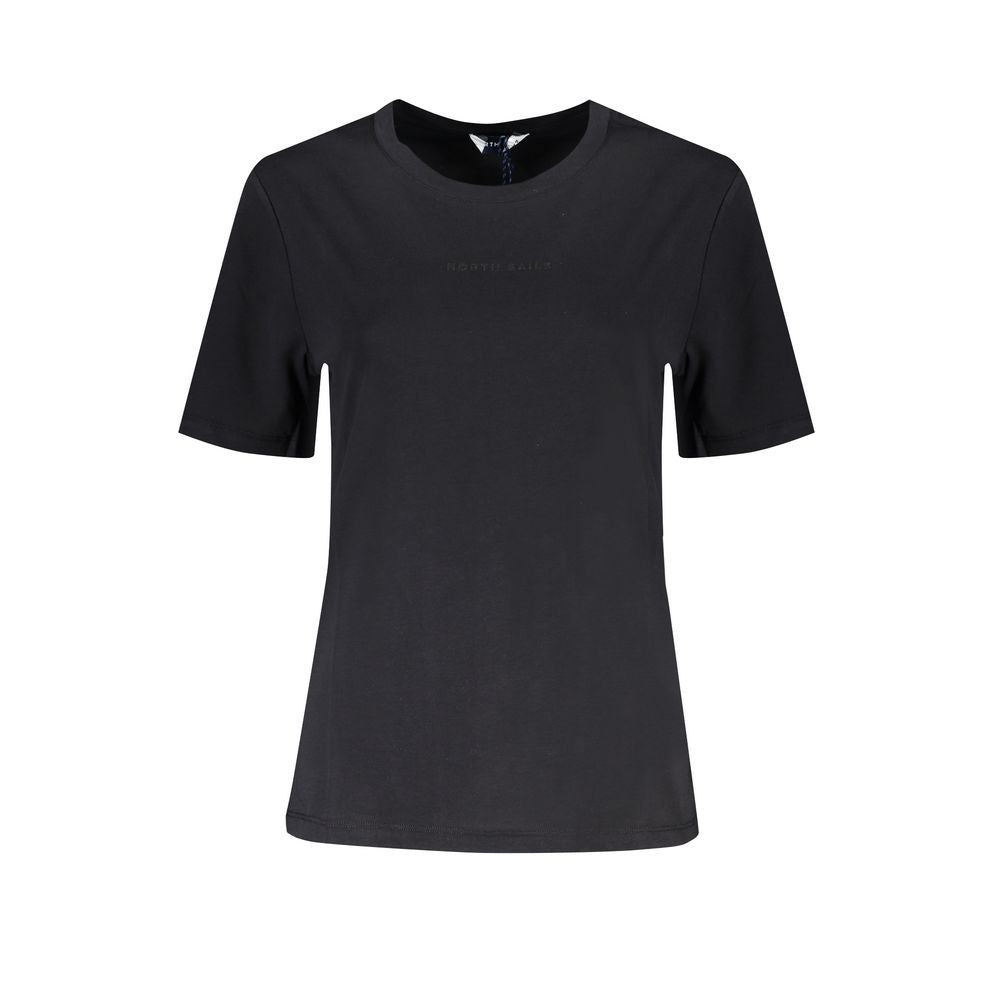 Black Cotton Tops & T-Shirt