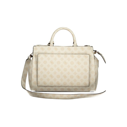 Beige Polyethylene Handbag