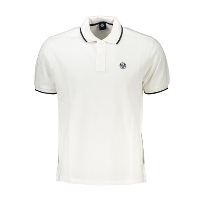 White Cotton Polo Shirt