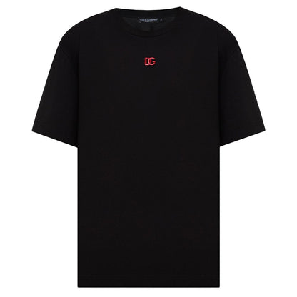 Black Cotton T-Shirt