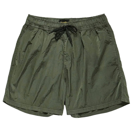 Green Nylon Men Swim Trunk