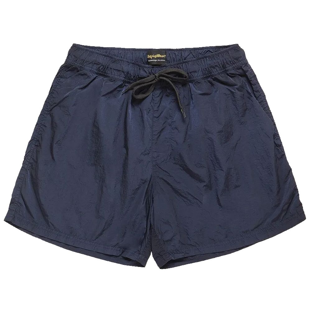 Blue Nylon Men's Swim Trunk