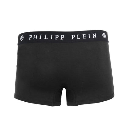 Black Cotton Men Boxer Pair