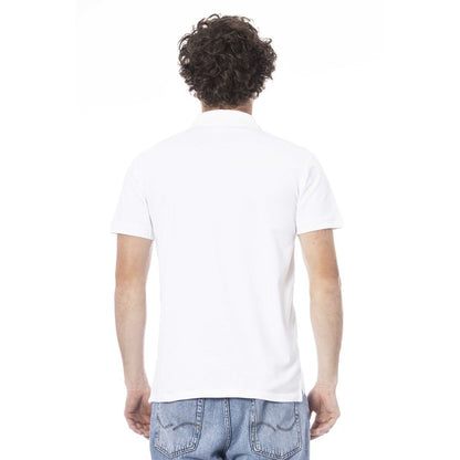 White Cotton Men Polo