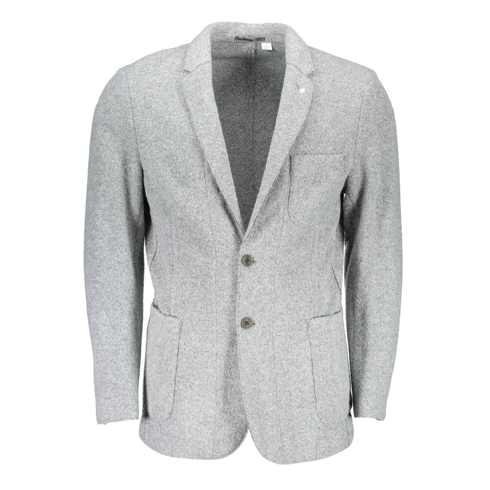 Gray Wool Men Jacket