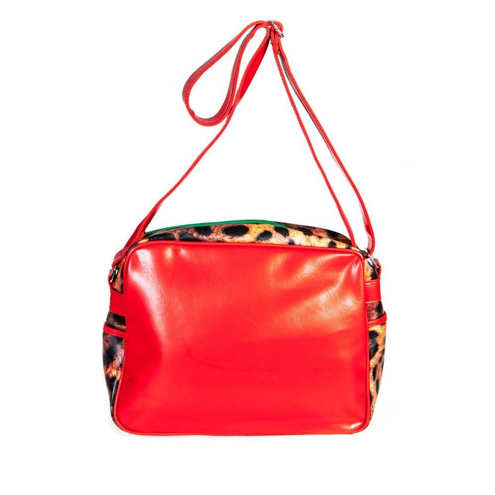 Red Fabric Handbag