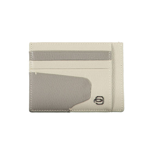 Gray Leather Men Wallet